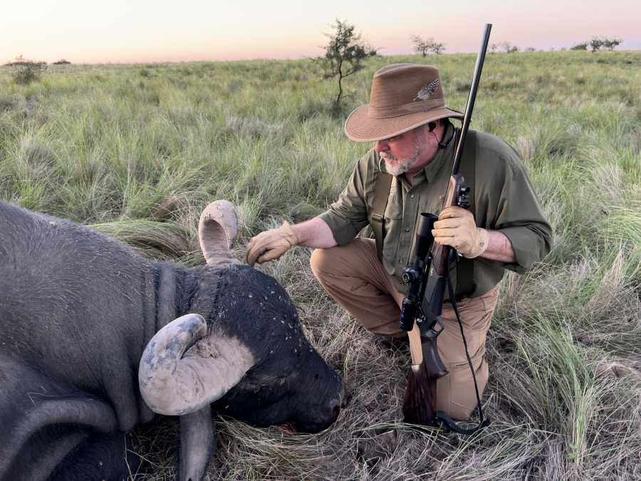 Tim and Lupo with Buffalo