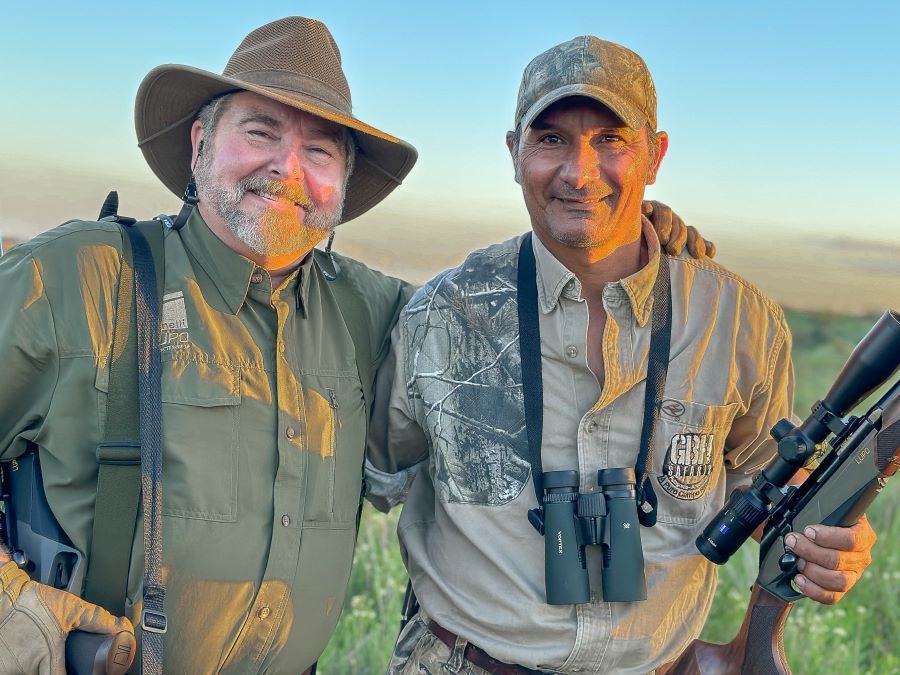 Tim and Raul with Lupo rifles 