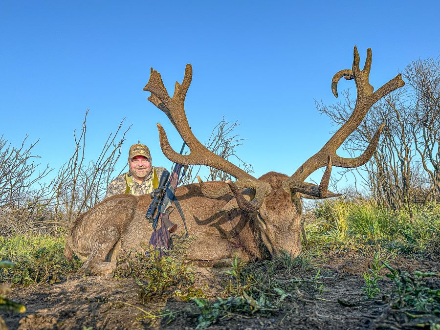 Tim With Red Stag