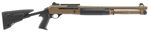 M4 Ext Tactical Semi-auto shotgun Flat dark earth cerakote 12 ga. 18.5" barrel