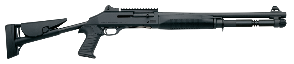  M1014 SkelStock-12-18.5-Black semi-auto shotgun