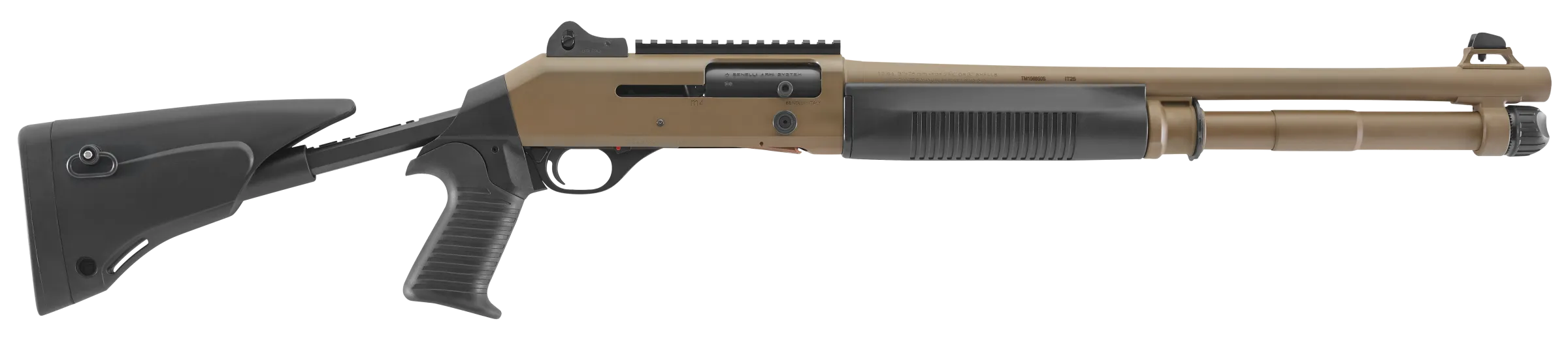 NEW. Benelli M4 EXT 12 GA 18.5" Bbl ARGO Dual-Piston 7+1 Cap Enlarged.-img-3